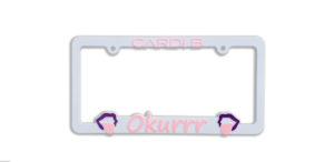 Cardi B “Okurrr” License Plate Frame