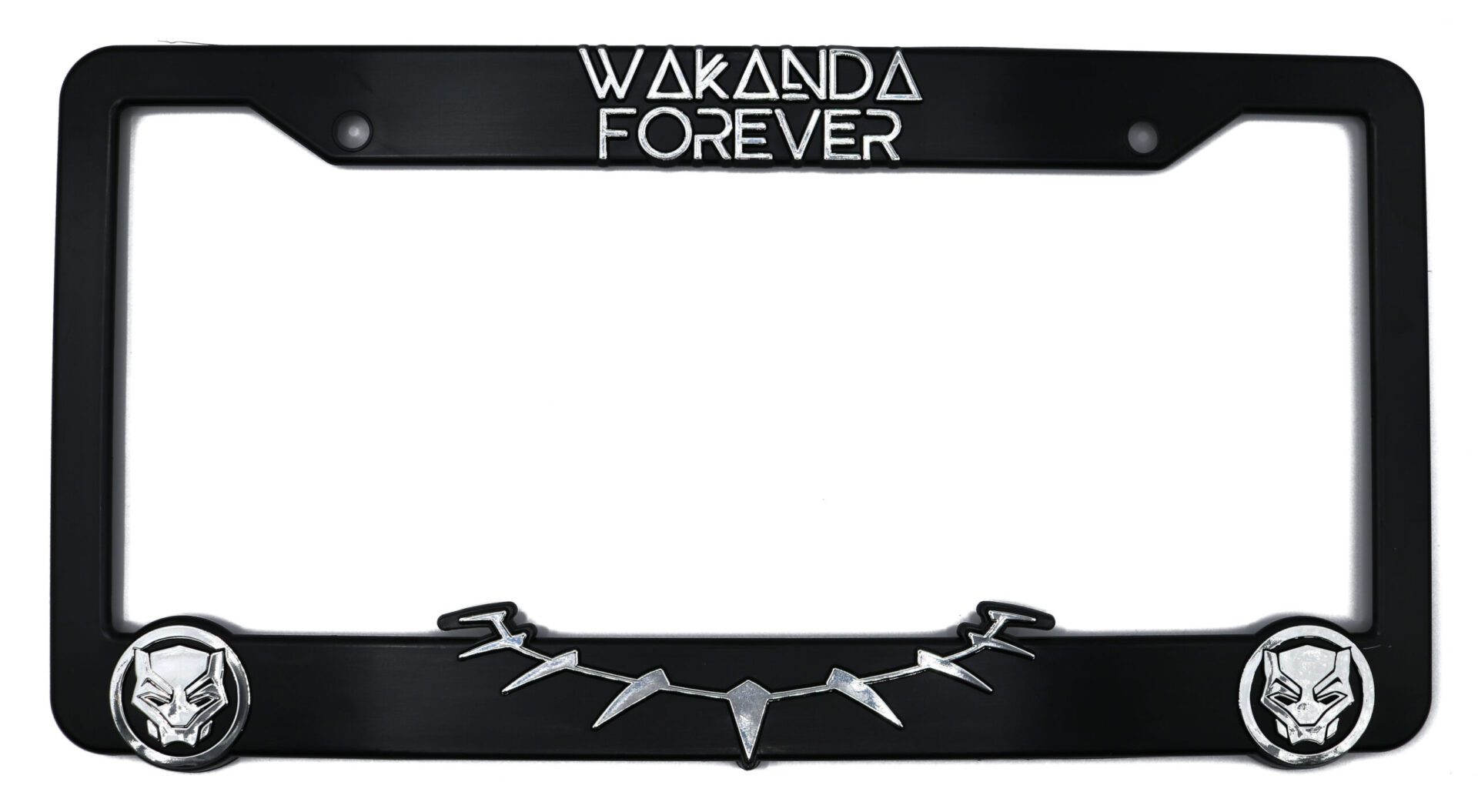 Wakanda Forever for Black Panther License Plate Frame