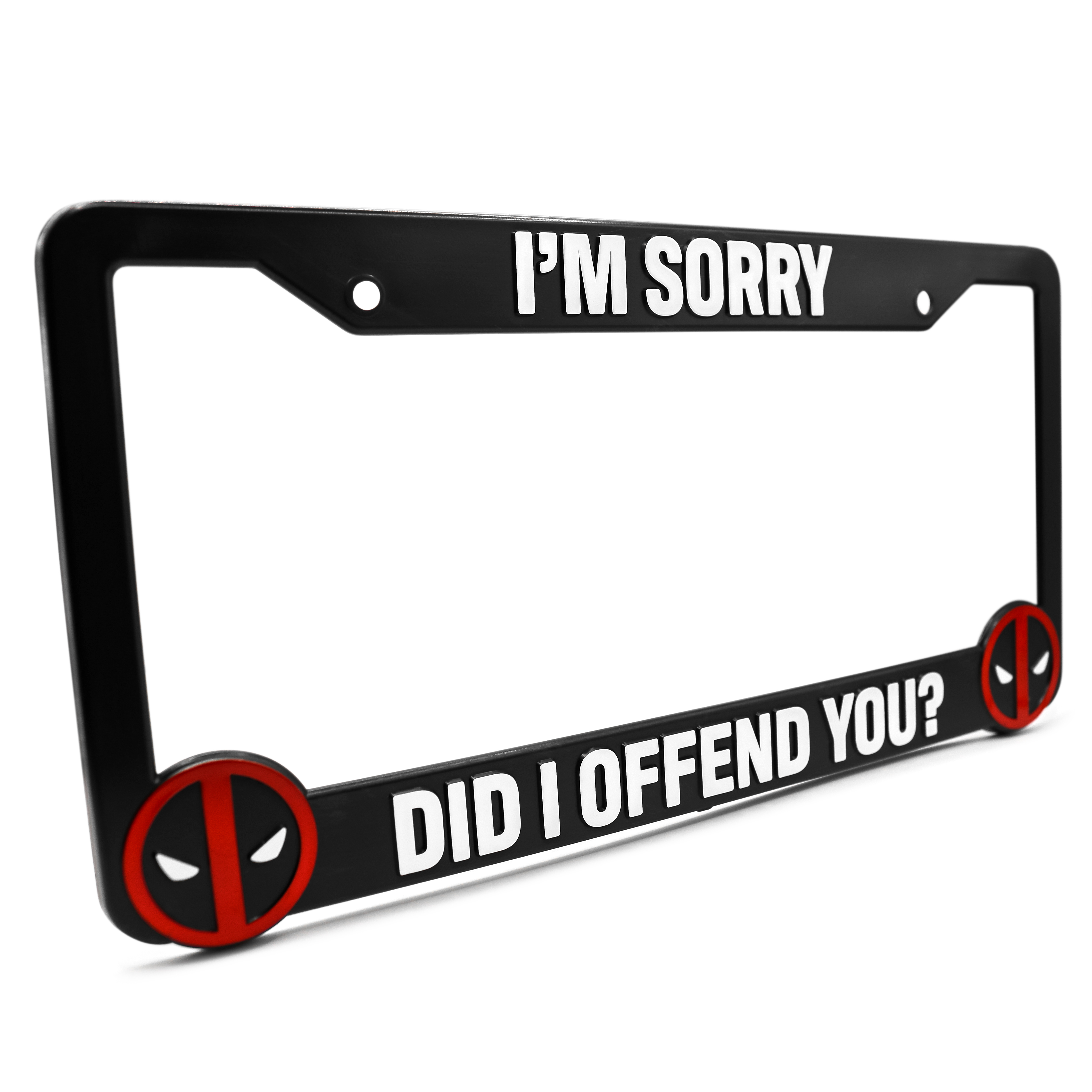 I’m Sorry Did I Offend You? for Deadpool License Plate Frame